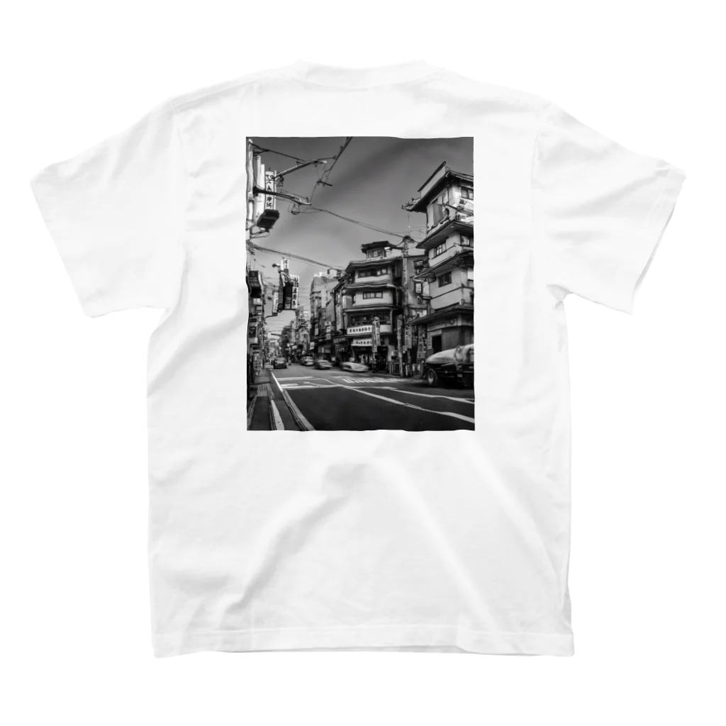 時間を旅する記憶のShibuya Old スタンダードTシャツの裏面