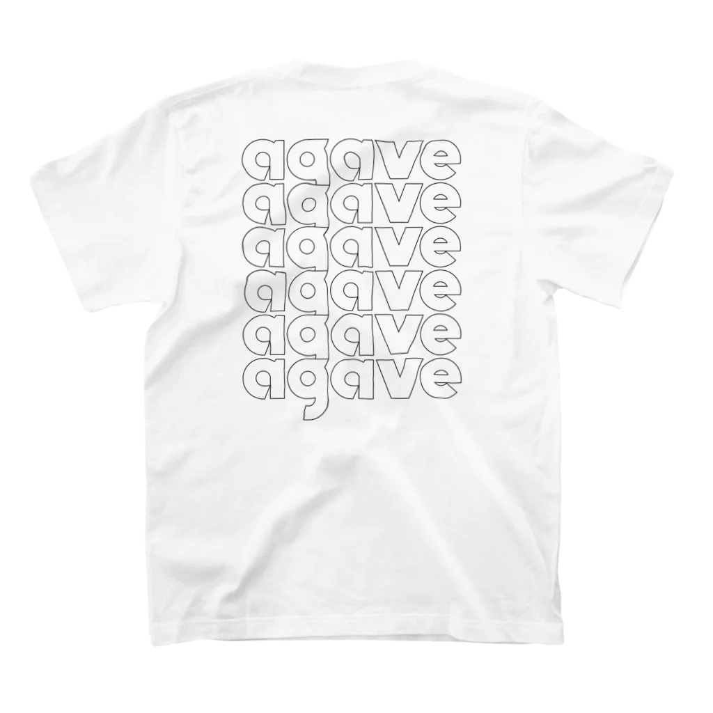 BYRON HUEのagave agave agave white スタンダードTシャツの裏面