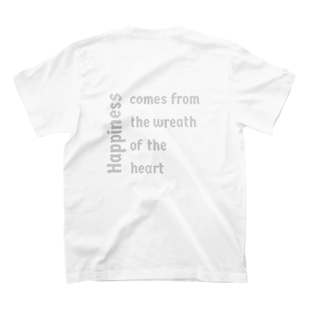 月夜のタツノオトシゴのdoor of happiness Regular Fit T-Shirtの裏面