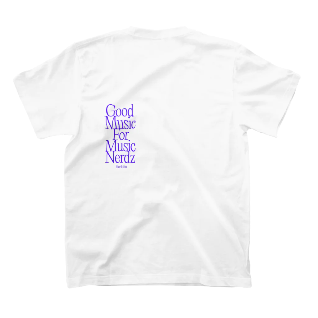 block.fmのGood Music For Music Nerdz Tee スタンダードTシャツの裏面