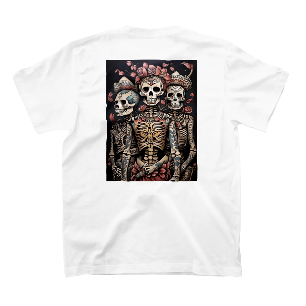 Skull sectionのガイコツのデザイン スタンダードTシャツの裏面