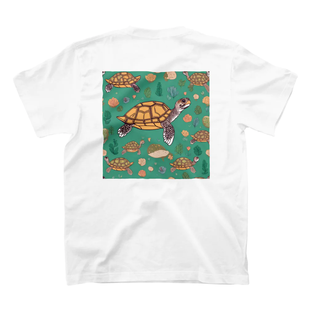 turtle-japanのTurtleJapanロゴ スタンダードTシャツの裏面