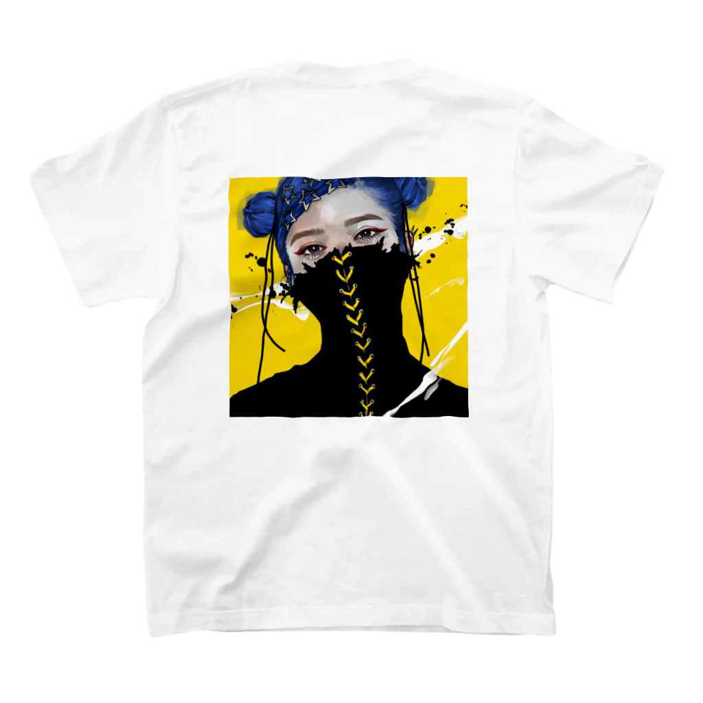 Naikwoo Surround official shopのNAIKWOO T-shirt　バックプリント スタンダードTシャツの裏面