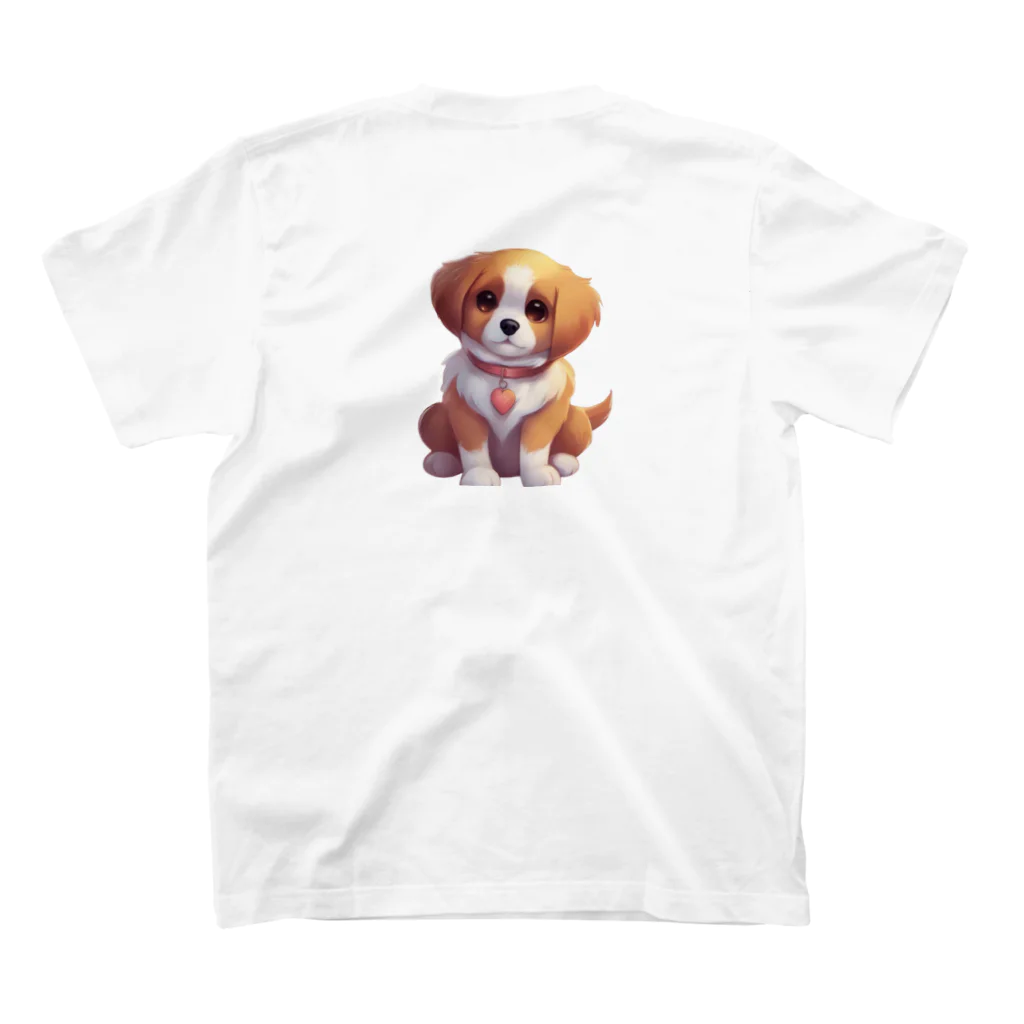 garireoの優しい愛犬 スタンダードTシャツの裏面