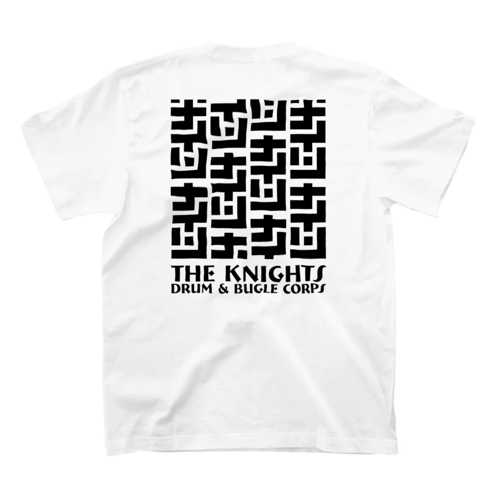 SHOP The Knights の【オリジナルロゴ/Black】 Regular Fit T-Shirtの裏面