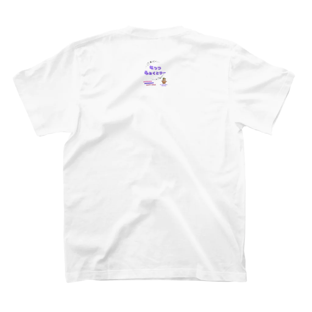 なっつ ふぁくとりーのゼンタングル　ウサギ Regular Fit T-Shirtの裏面