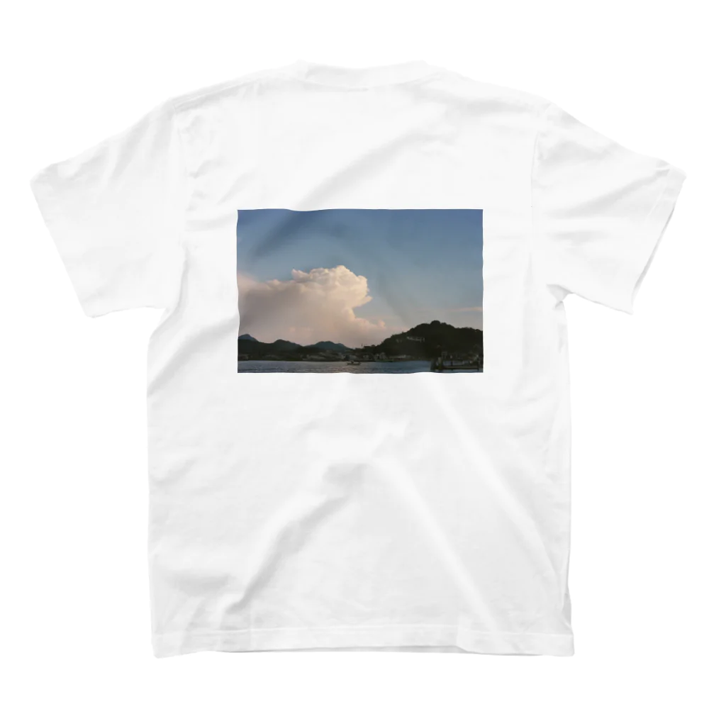 あの日、あの雲のあの雲 スタンダードTシャツの裏面