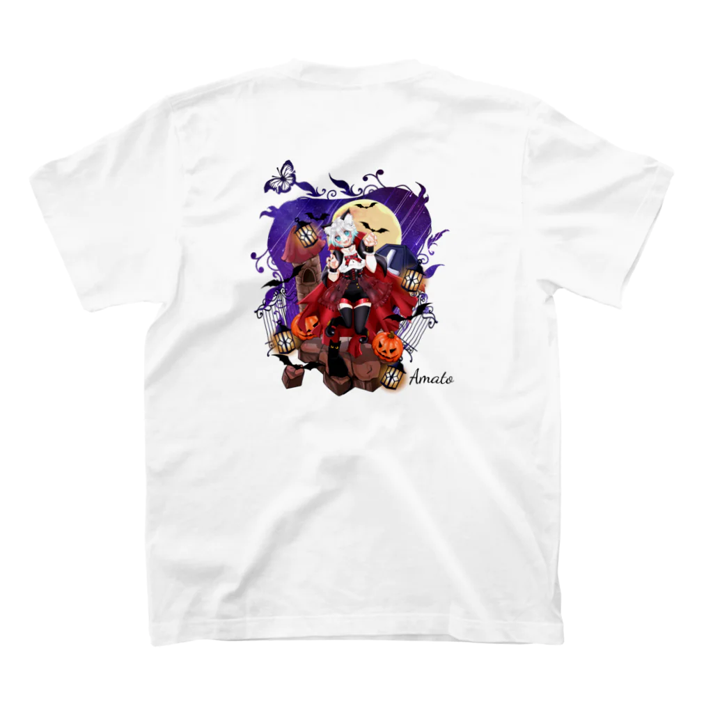 天兎の作品展のにゃんぱいあ天兎 スタンダードTシャツの裏面