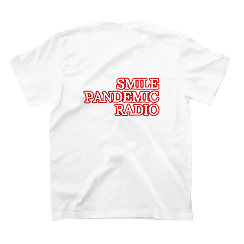 廣の店のSMILE PANDEMIC RADIO 1st LOGO  Regular Fit T-Shirtの裏面