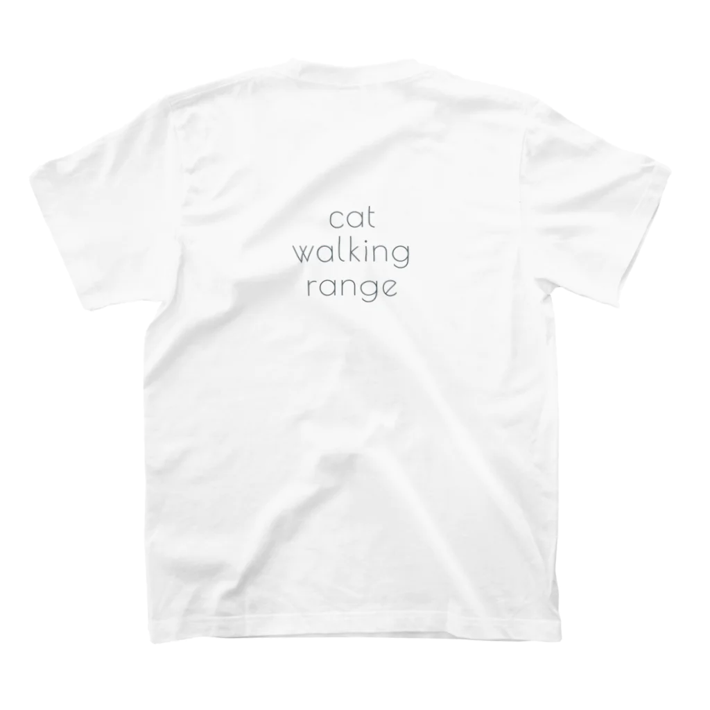 ZIKITO-raのCat Walking Range  スタンダードTシャツの裏面