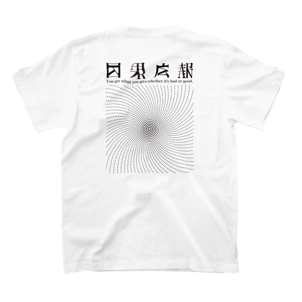 オットー・ムスターマンのKARMAN スタンダードTシャツの裏面