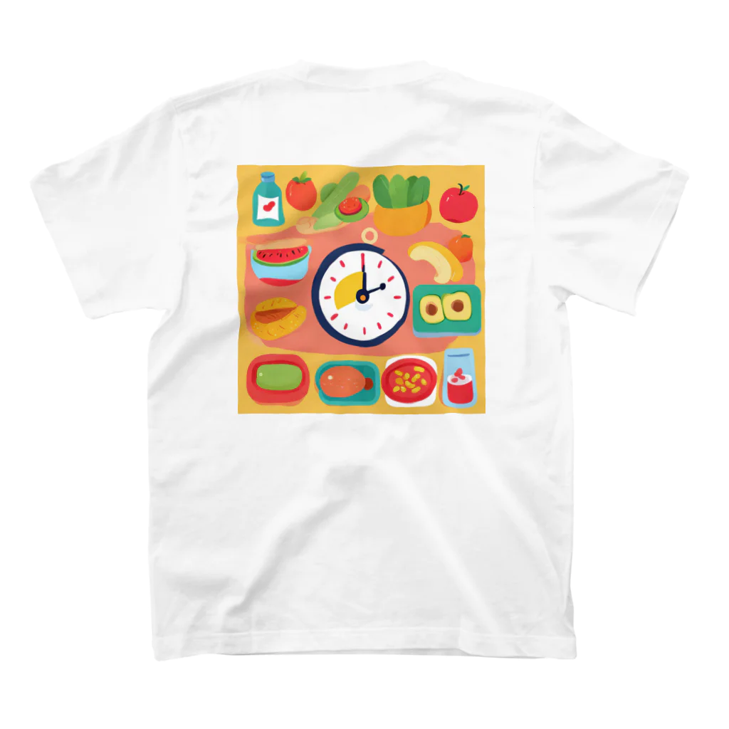 crayon2chanの食事制限　アイテム スタンダードTシャツの裏面