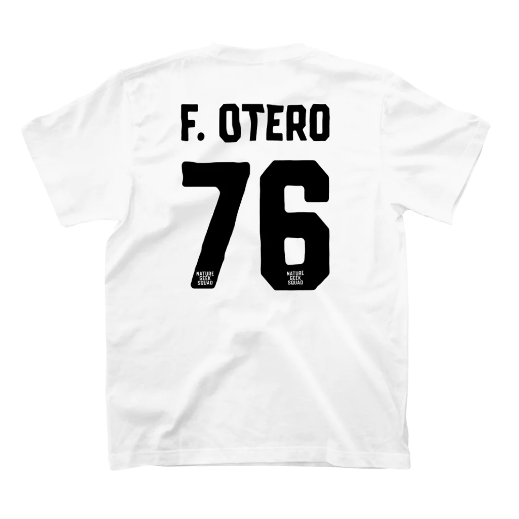 BYRON HUEのF.C.AGAVE F.OTERO White スタンダードTシャツの裏面