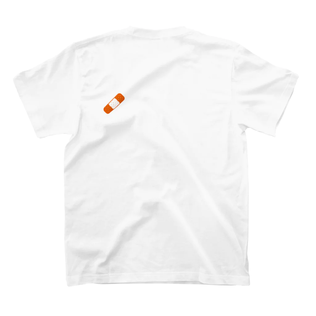 y_s_k_の心やお腹がくるしい時に スタンダードTシャツの裏面