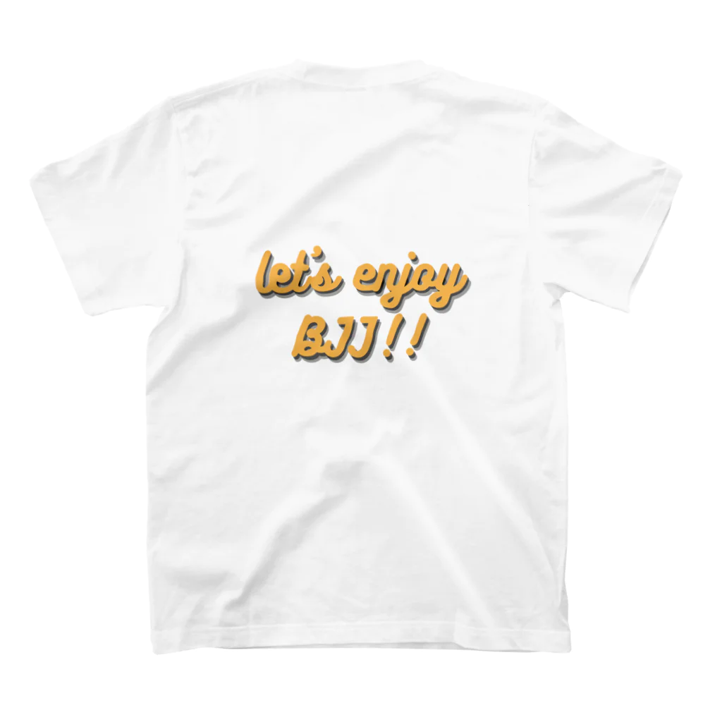 BJJ WORLDのLet’s enjoy BJJ!! Regular Fit T-Shirtの裏面