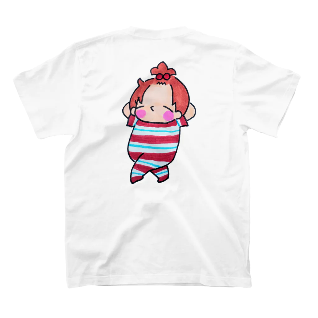 ぽこすけのぽことこ スタンダードTシャツの裏面