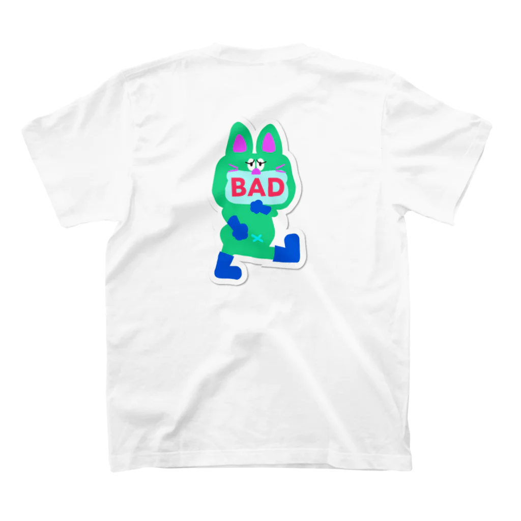 CITRUS Oops!!の\ ながぐつねこのBAD / スタンダードTシャツの裏面