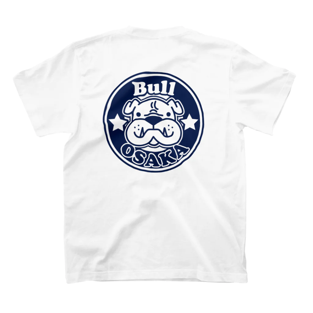 Bull Bull Bullのブルブル 青 スタンダードTシャツの裏面