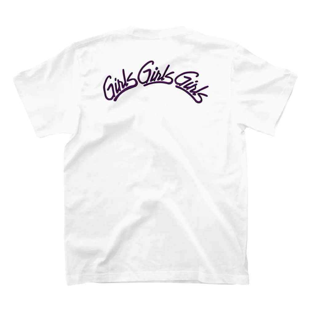 girlsgirlsgirlsのGirls Girls Girls N°01 type-B スタンダードTシャツの裏面