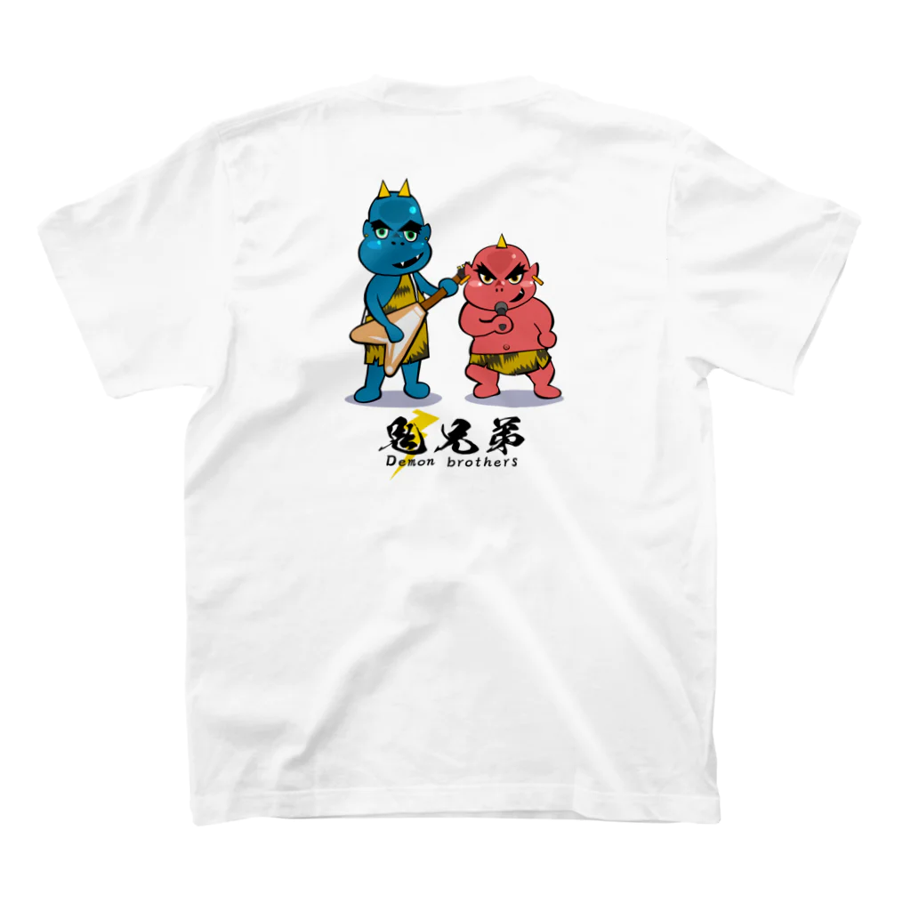 でじるみ札幌白石の鬼兄弟～Demon brothers～ Regular Fit T-Shirtの裏面