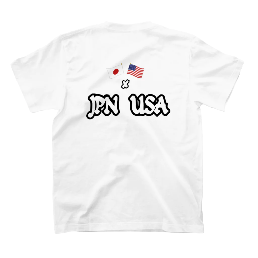 bmwusのJPN✘USA スタンダードTシャツの裏面