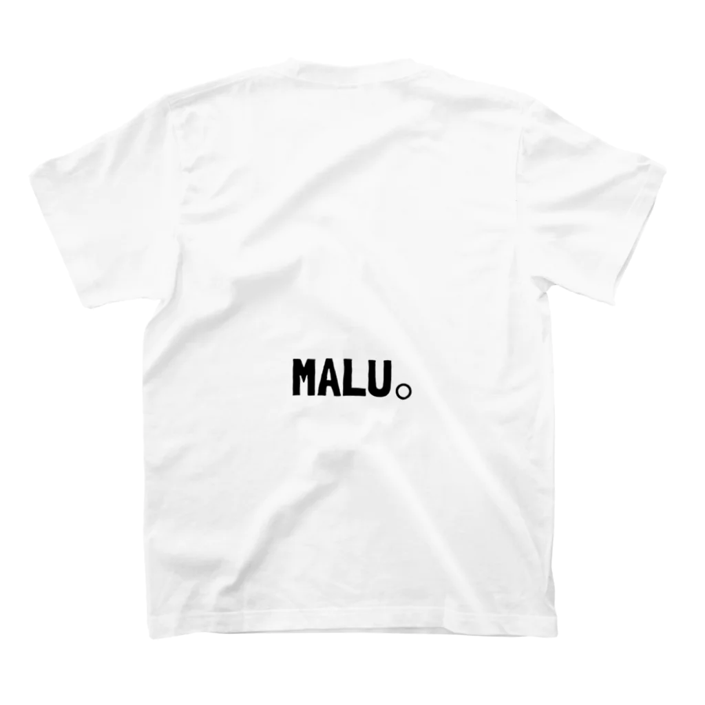 MALU SHOPのCLUB PEANUTグッズ スタンダードTシャツの裏面