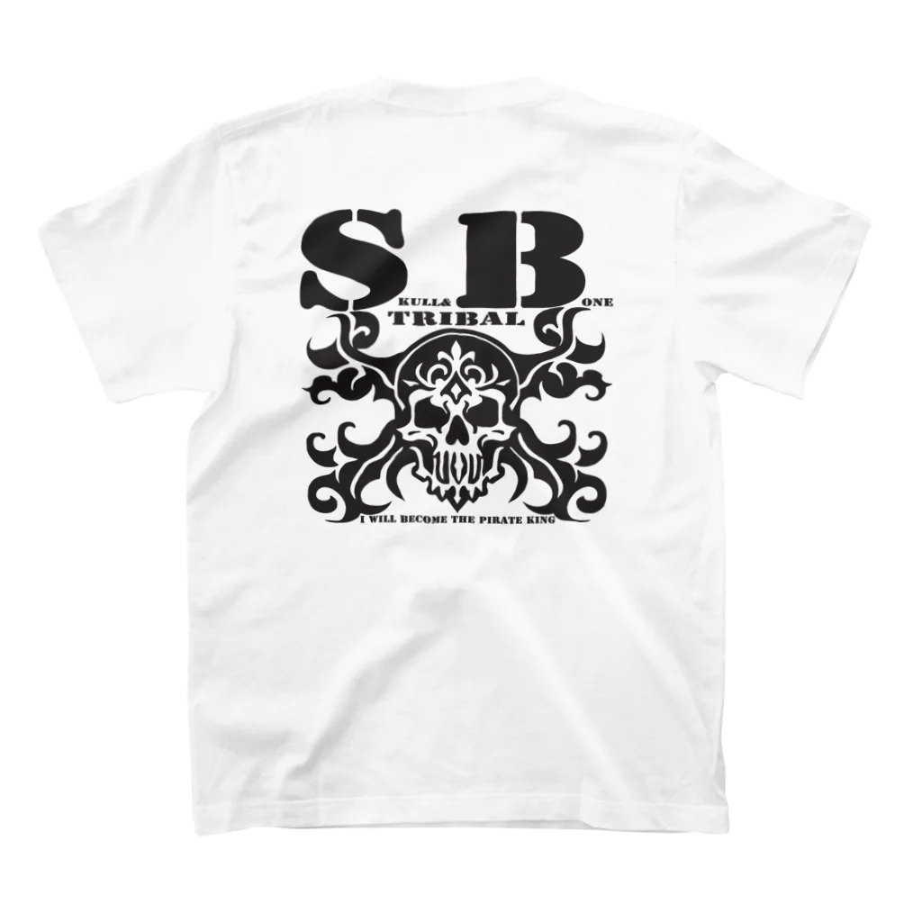 Ａ’ｚｗｏｒｋＳのSKULL&BONE TRIBAL BLK Regular Fit T-Shirtの裏面