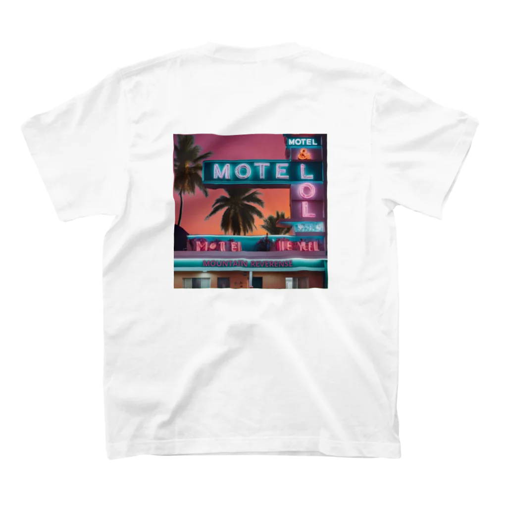 Mountain ReverenseのMountain　Reverense　”MOTEL” Regular Fit T-Shirtの裏面