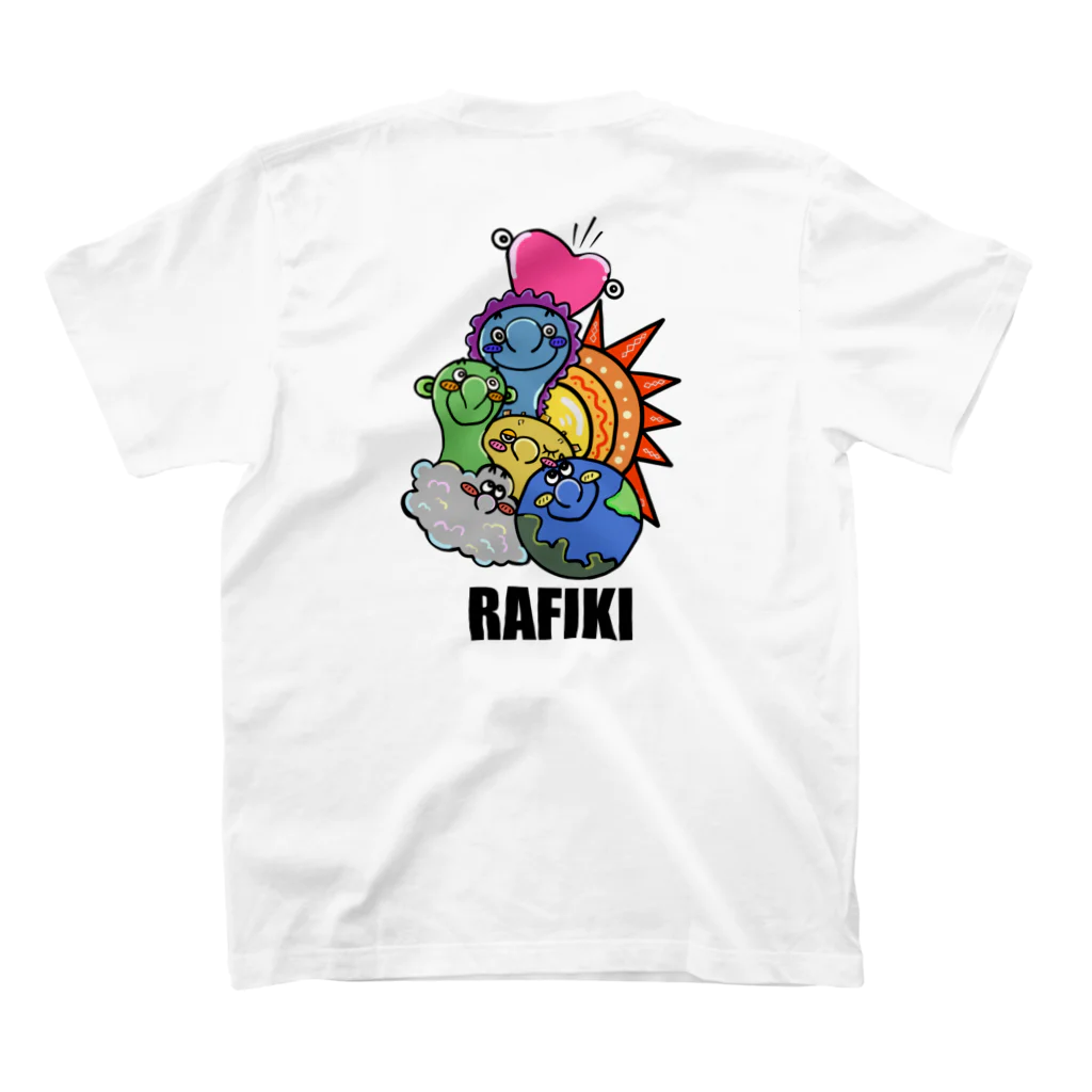 Colorful fam Earthのそうだ‼︎出かけよう②両面プリント スタンダードTシャツの裏面