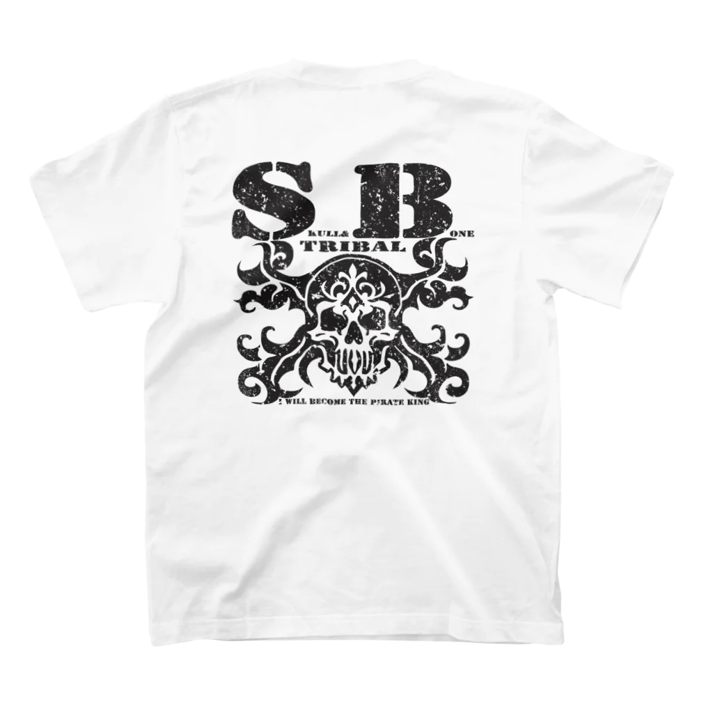 Ａ’ｚｗｏｒｋＳのSKULL&BONE TRIBAL GRUNGE BLK Regular Fit T-Shirtの裏面