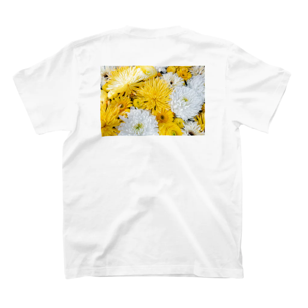 okomeの御手水菊 Regular Fit T-Shirtの裏面