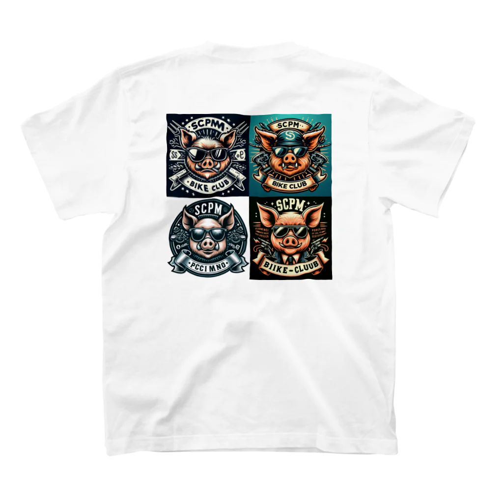 DOSS77のMotorcycle Club Tシャツ スタンダードTシャツの裏面