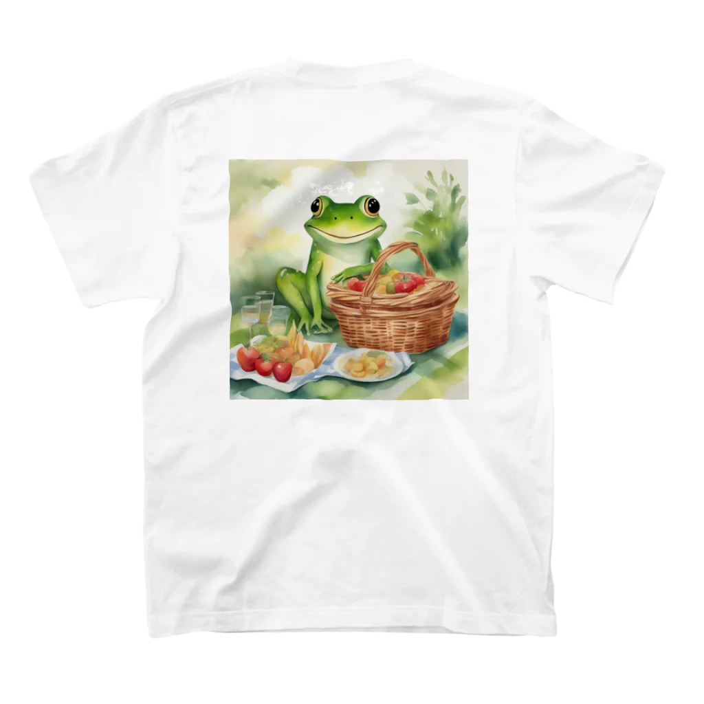 yuko_uのハピケロ〜ピクニック Regular Fit T-Shirtの裏面