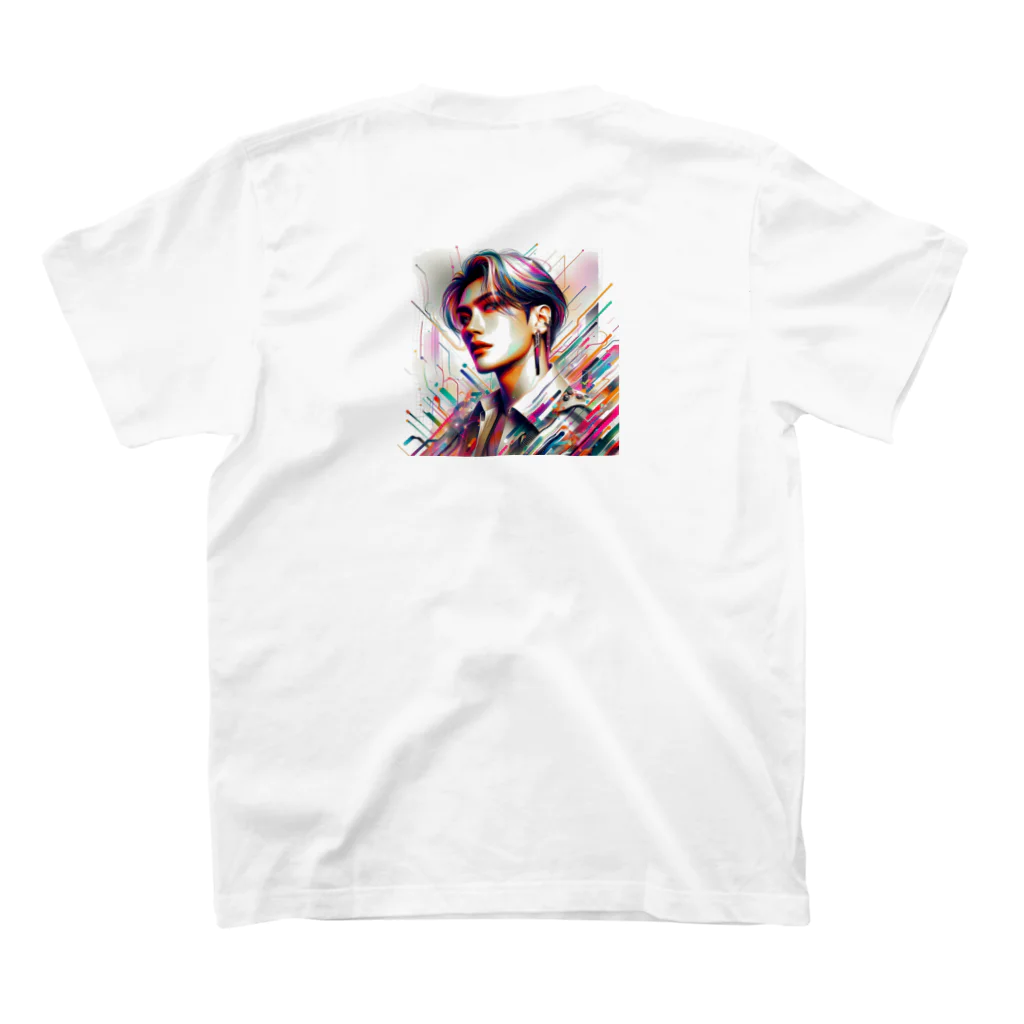 otobokemama06の男性アイドル　Ⅰ Regular Fit T-Shirtの裏面