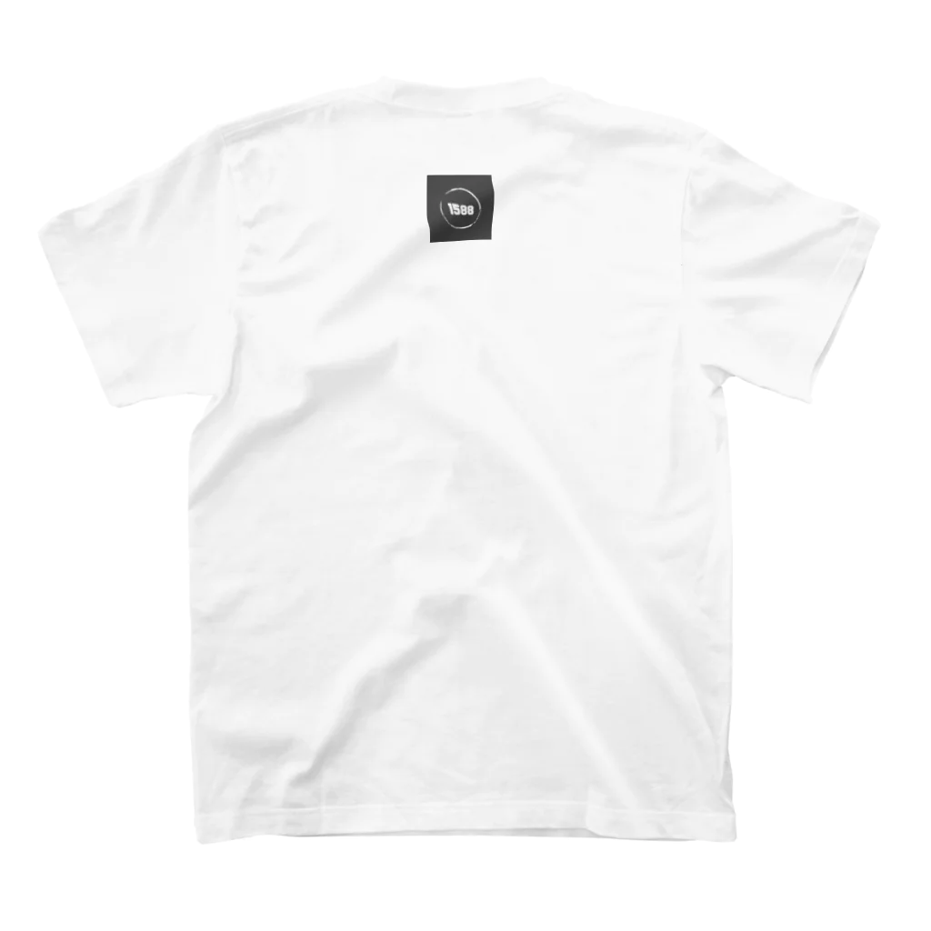 158会のcutlery1588 スタンダードTシャツの裏面