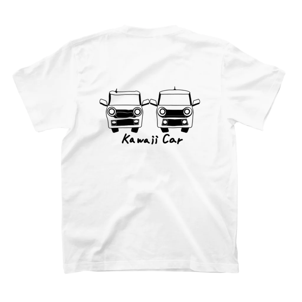 どんどこどんべえさんのKawaii Car Regular Fit T-Shirtの裏面