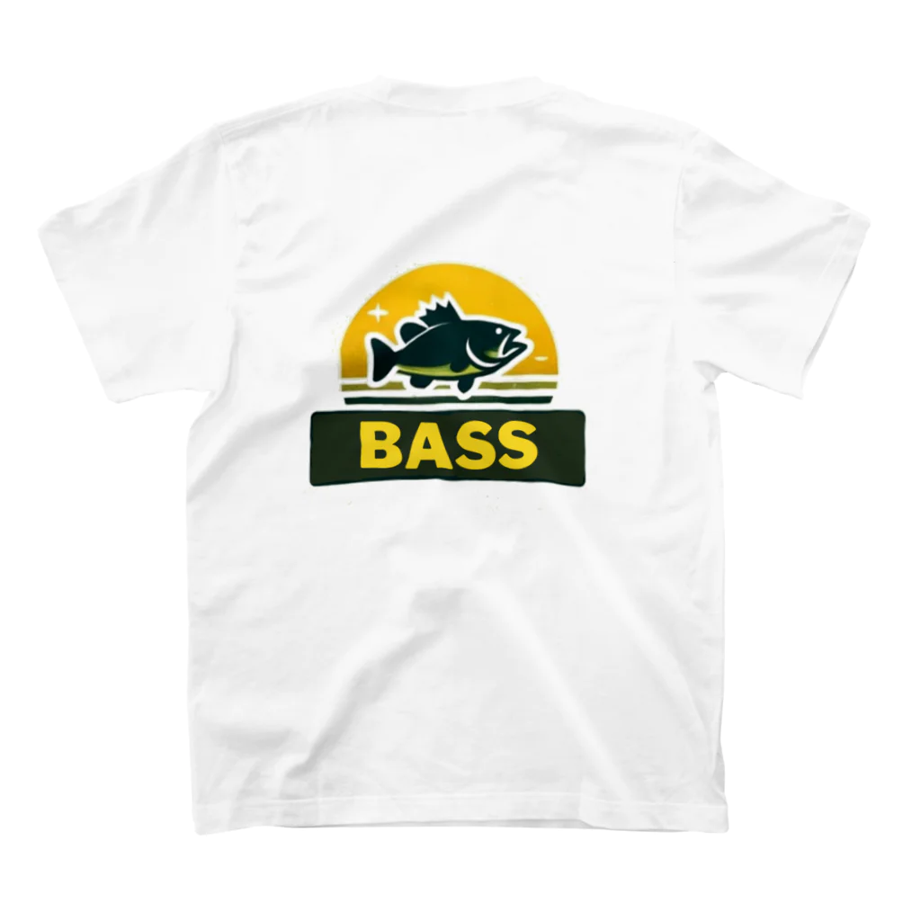 bassblocksのレトロバスロゴ スタンダードTシャツの裏面