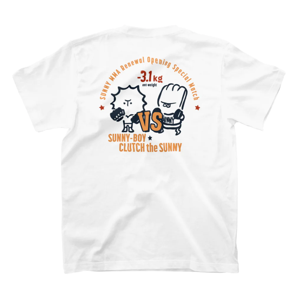 SUNNY MMAのSUNNY MMA Renewal Opening Special Match スタンダードTシャツの裏面