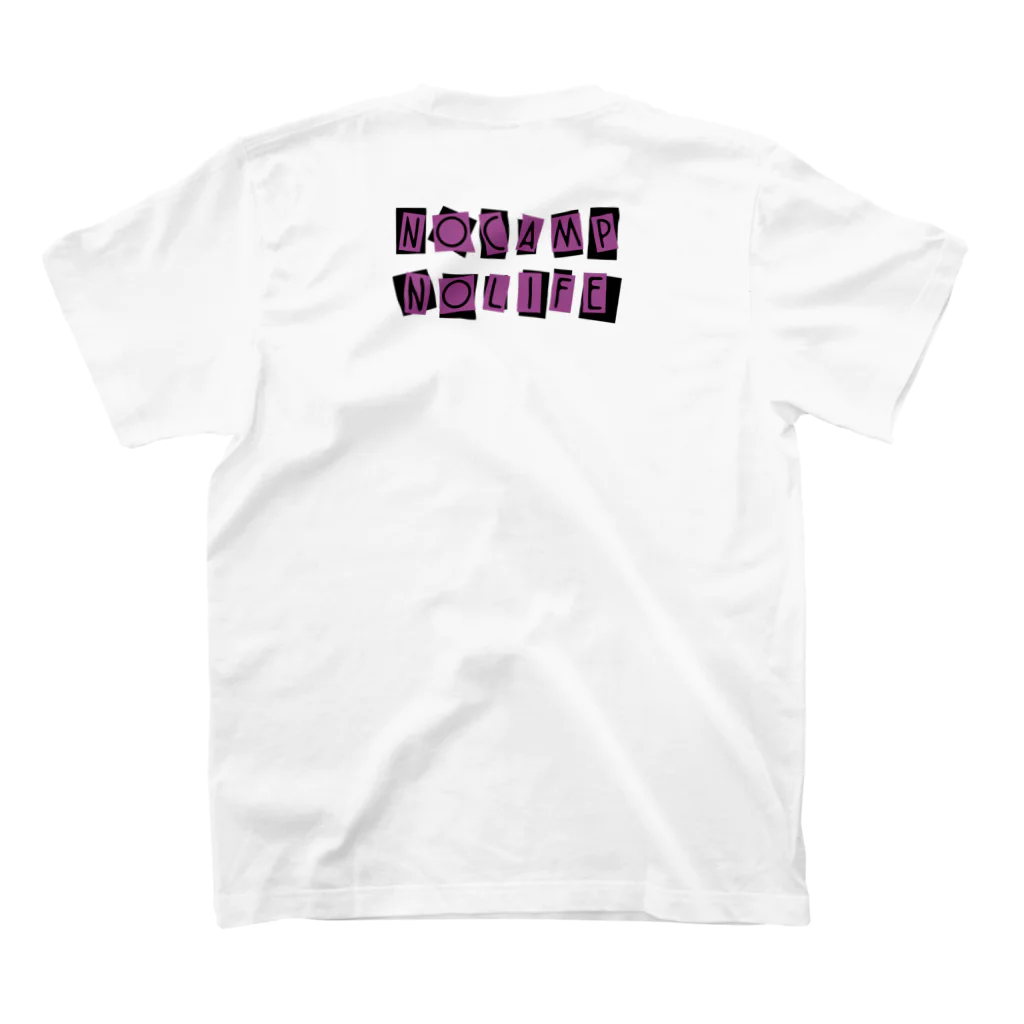 wasabiworksのpurplemodel スタンダードTシャツの裏面