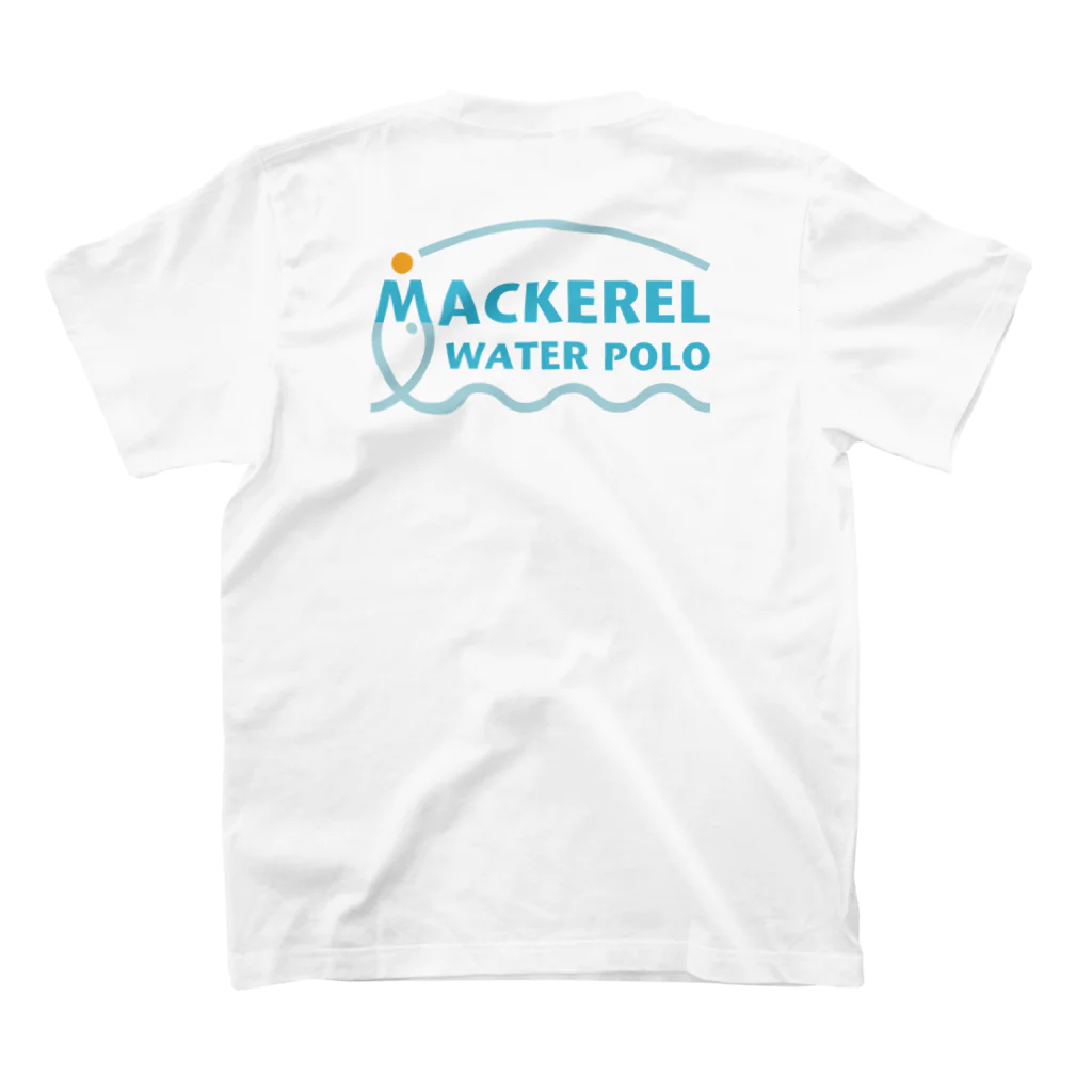 MACKEREL WATER POLOのMACKEREL（メインロゴカラー）両面プリント スタンダードTシャツの裏面