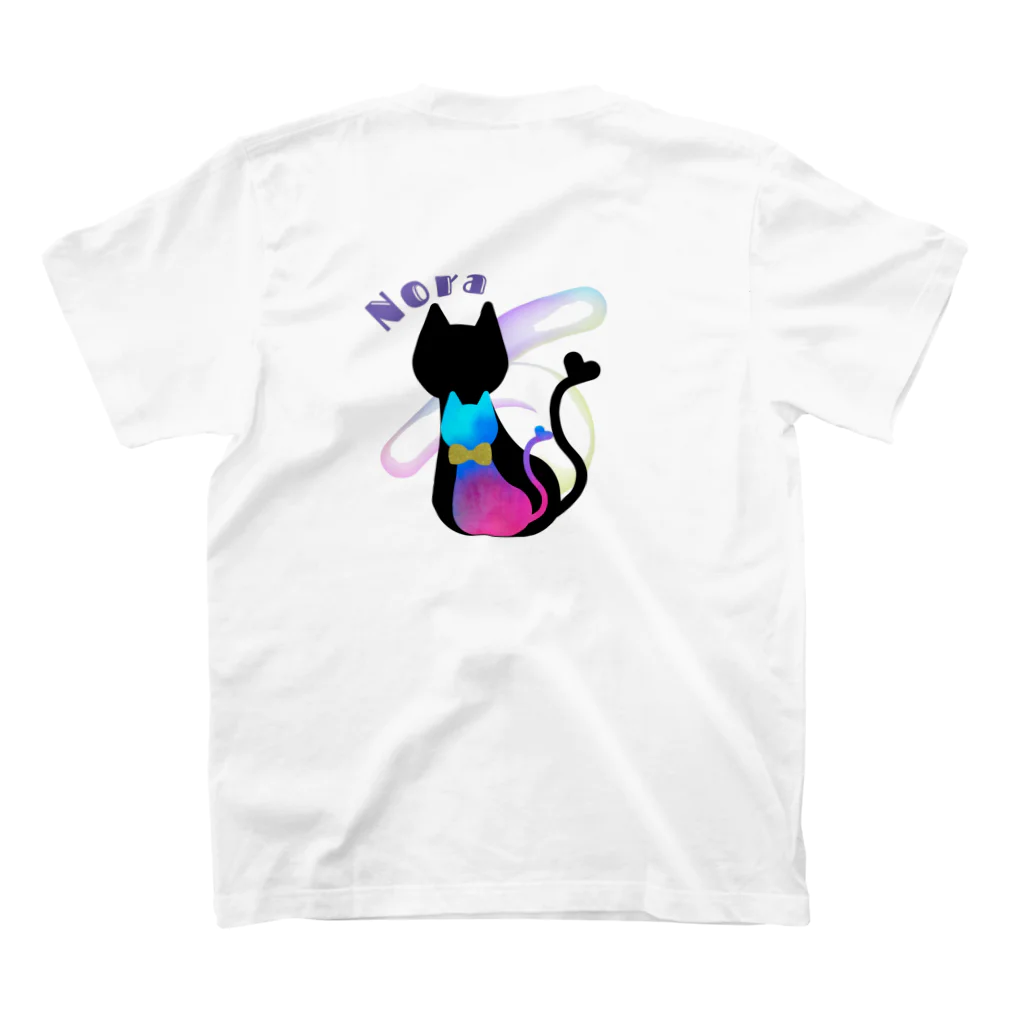 🔮𓏲𓎨♡✾NORA✾╰ᘏᗢ🔮のNORA猫🐈‍⬛🐾 スタンダードTシャツの裏面
