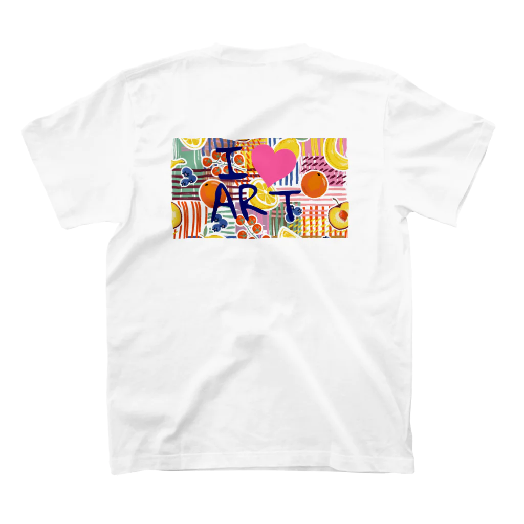 Relax_Music_GoodsのART Tシャツ Regular Fit T-Shirtの裏面