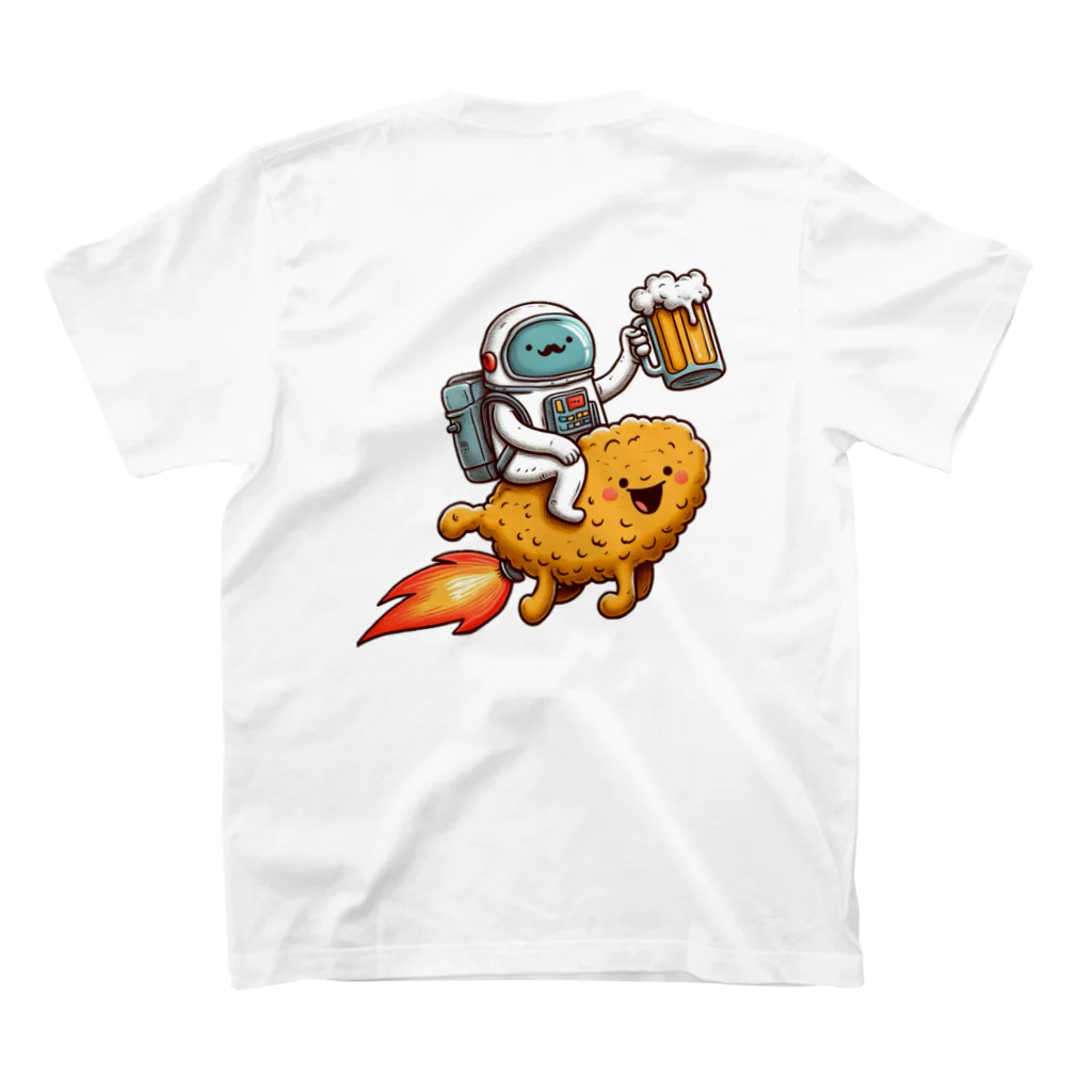 Rocket Nuggetsのロケナゲ係長 スタンダードTシャツの裏面