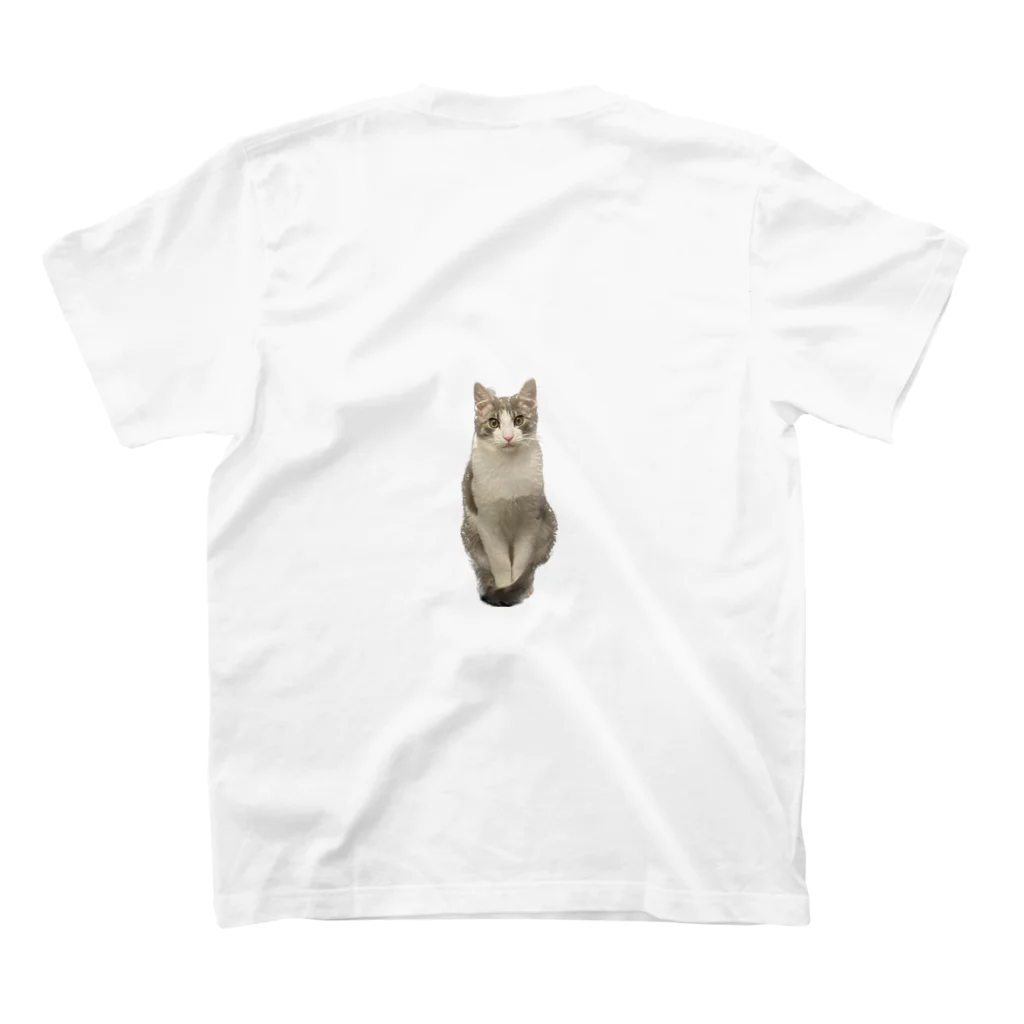 ねこちゃんがすきのエリカラりんちゃん スタンダードTシャツの裏面