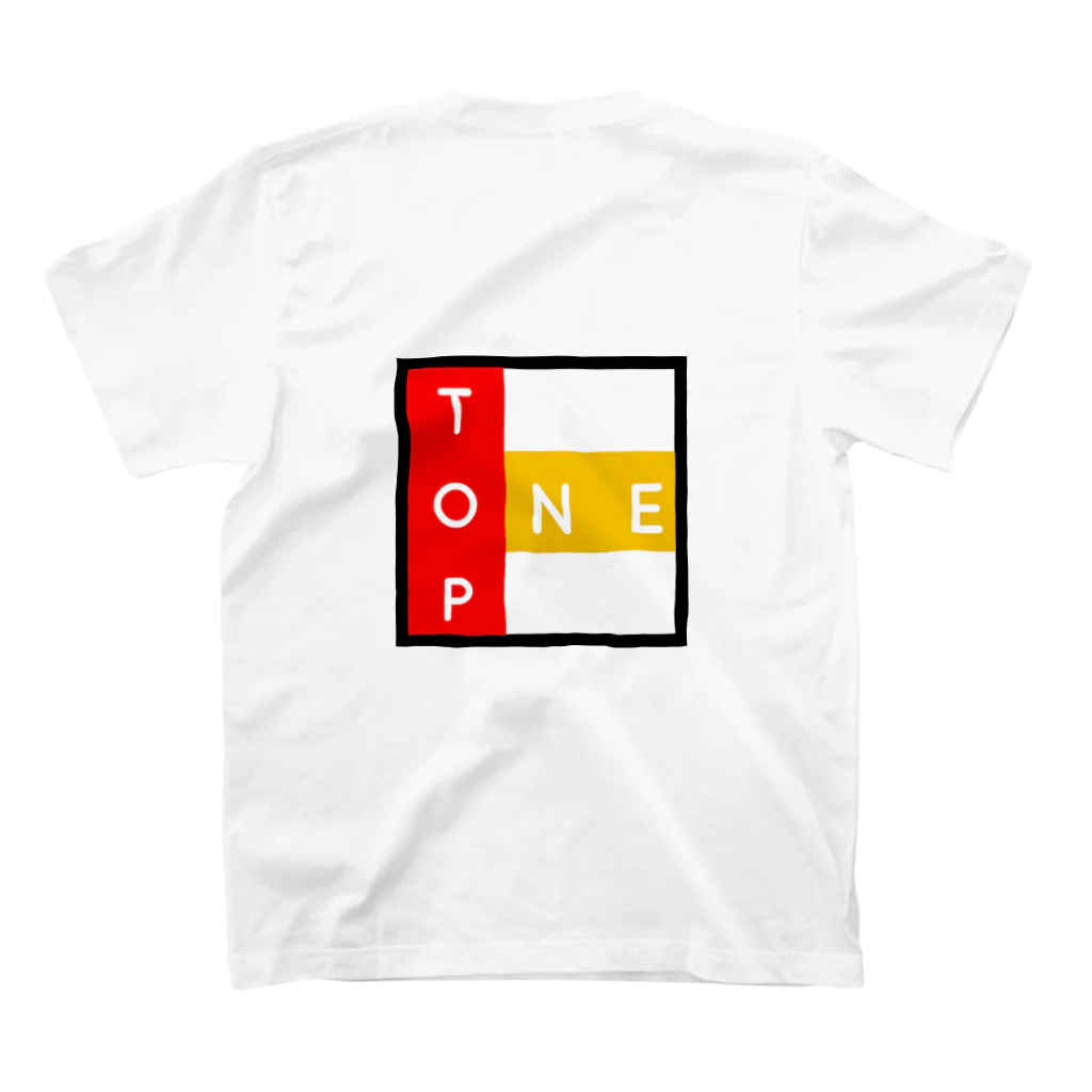 Top OneのTop One ロゴ入りオリジナルグッズ スタンダードTシャツの裏面