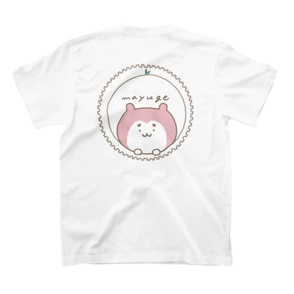 小山文のしんさく！まゆまゆ Regular Fit T-Shirtの裏面