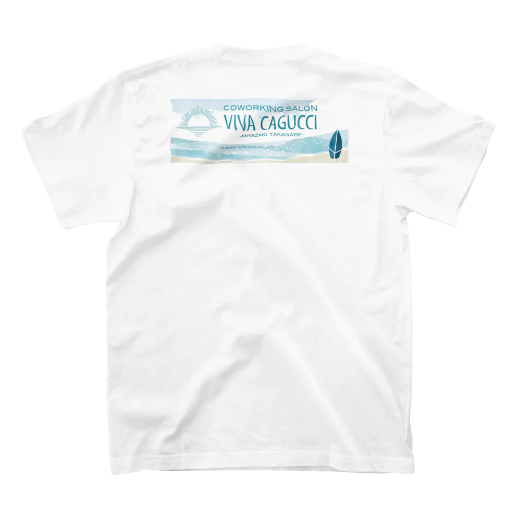 VIVA_CAGUCCIのVIVA CAGUCCI ロゴT バックプリント スタンダードTシャツの裏面