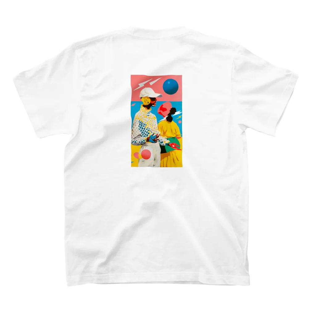 wabisabitのミニマムカプル Regular Fit T-Shirtの裏面