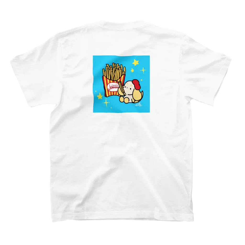 ちびらいふ。のもぐらとちびいぬ スタンダードTシャツの裏面