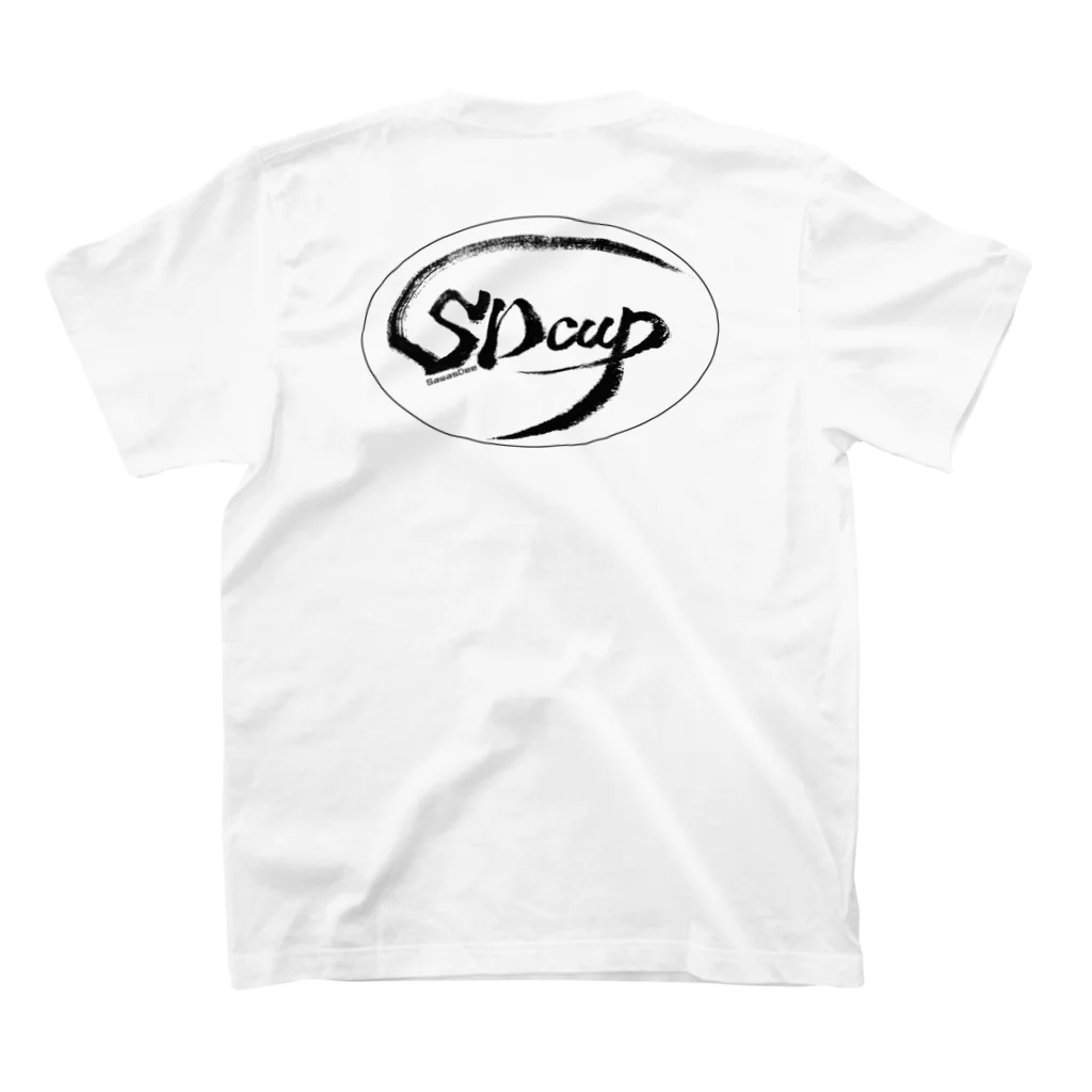 SDcup 公式グッズのSDcup 公式ロゴ  スタンダードTシャツの裏面